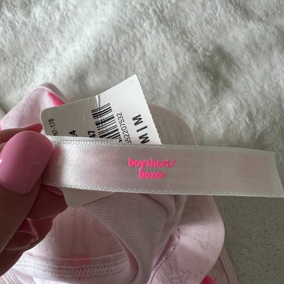 PINK Victoria's Secret christmas boxer boyshort underwear panties medium nwt - Picture 6 of 7